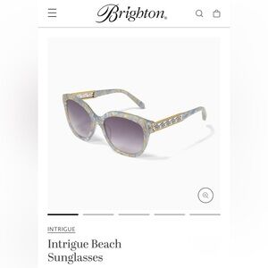 Brighton Intrigue Beach Sunglasses in blue